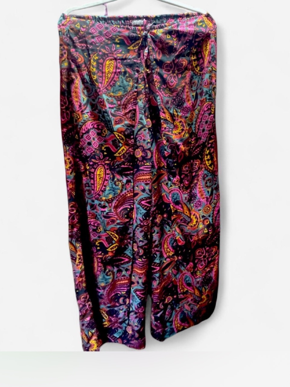 Earthbound Vibrant Paisley Pant w Wrap